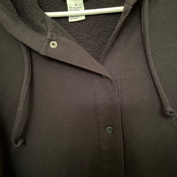 Hooded sweatshirt jacket - Picture 3 of 5